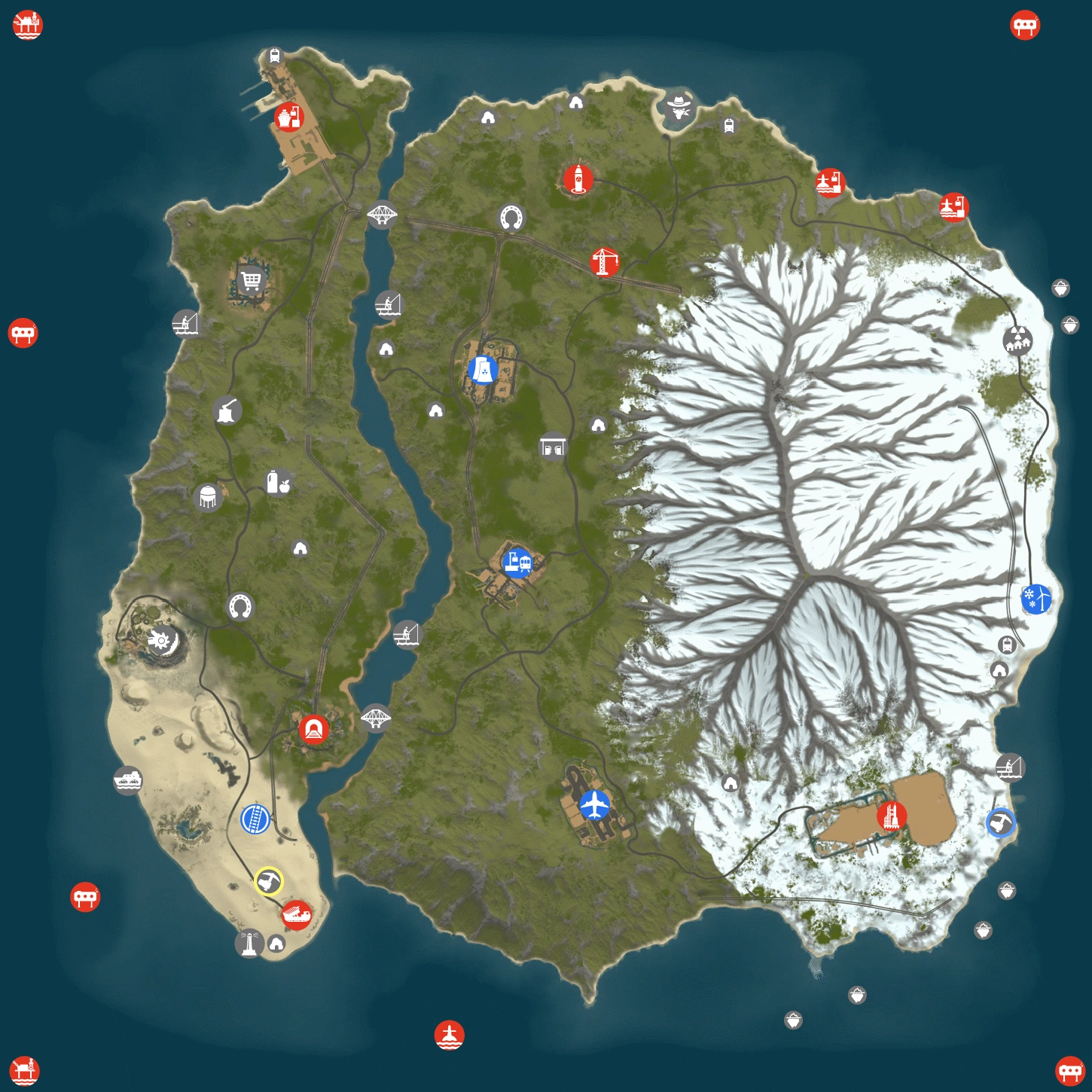 Crimson Tide Map