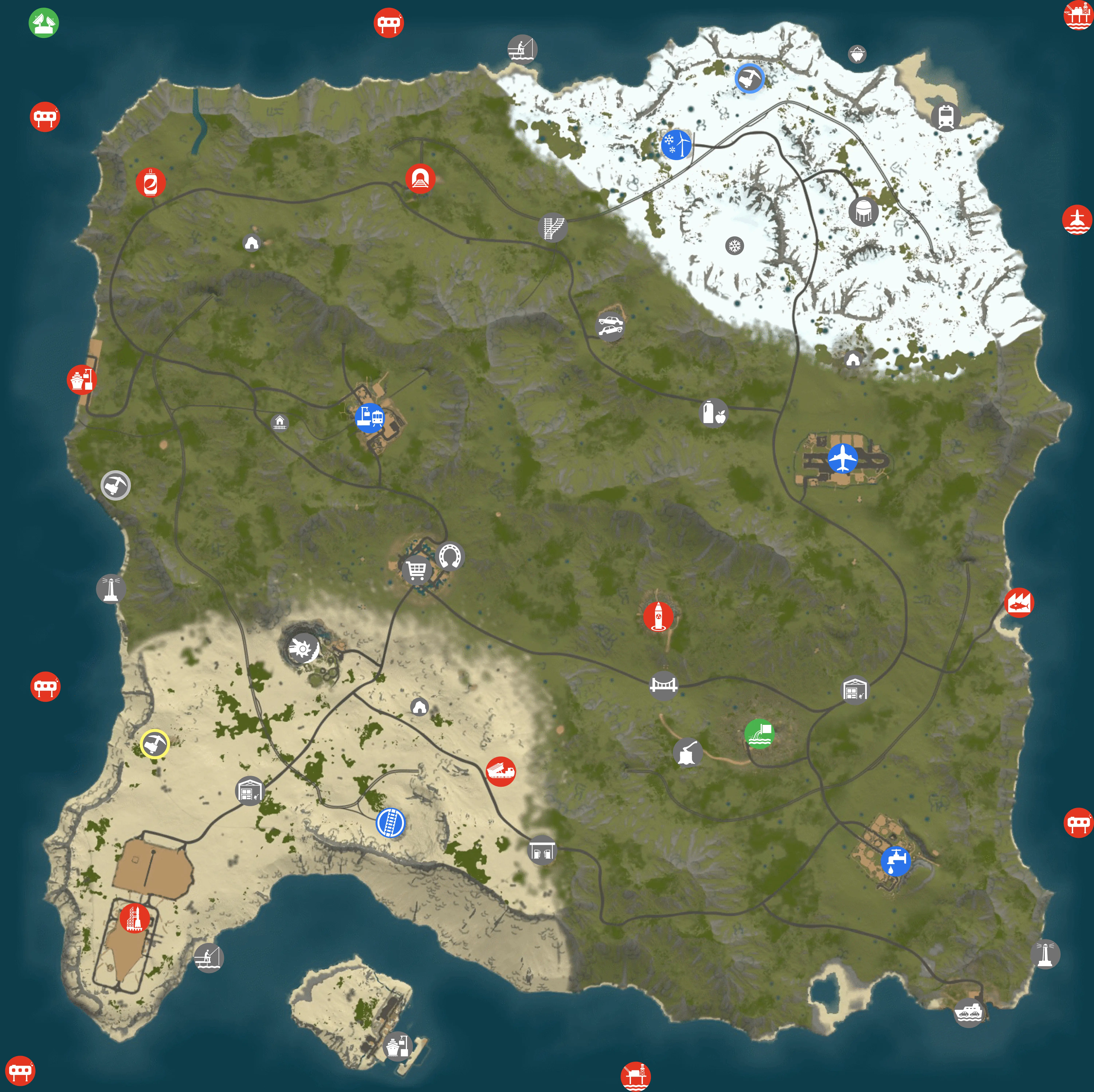 Hostile Shores Map