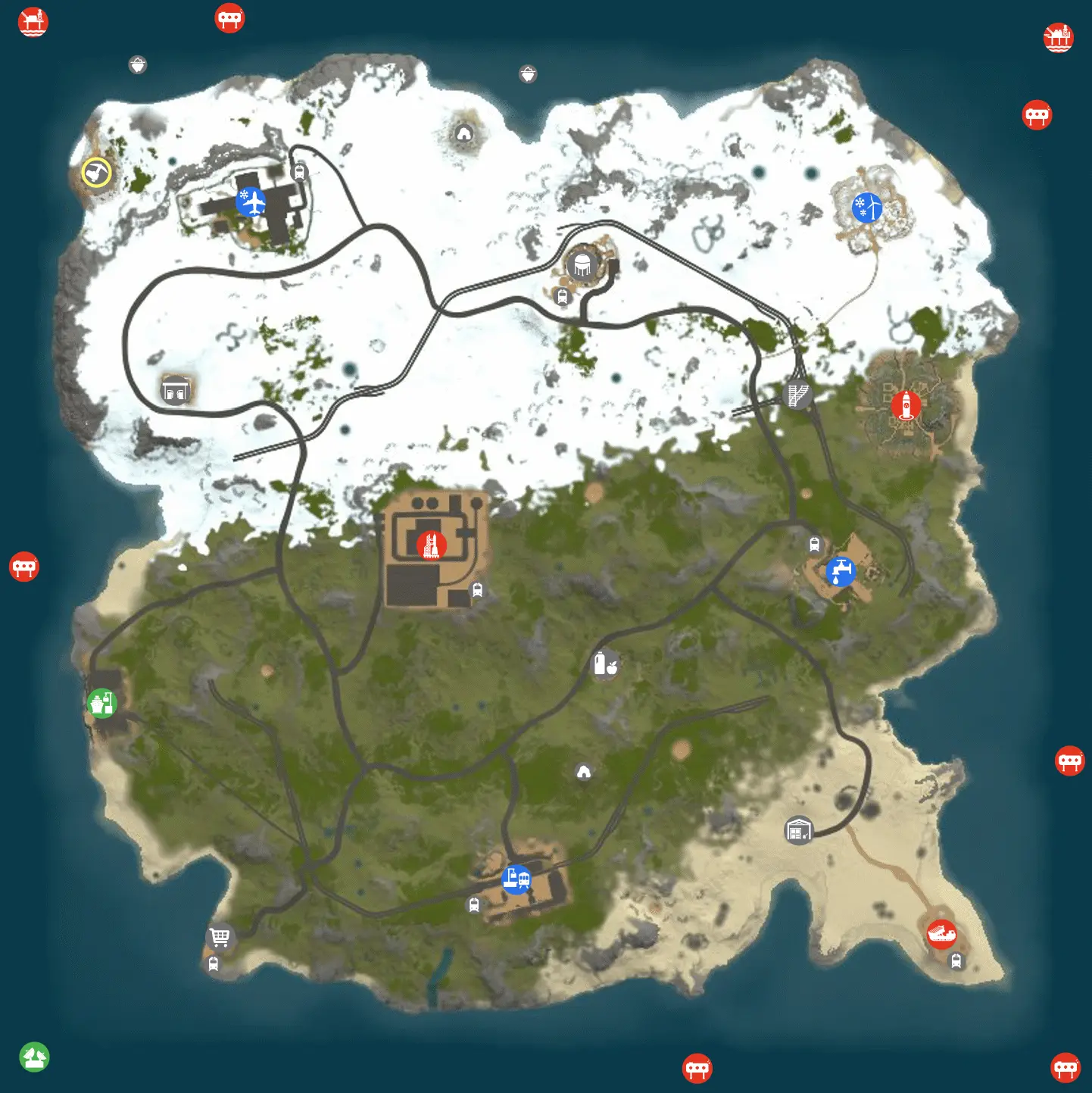 Penguin Island Map