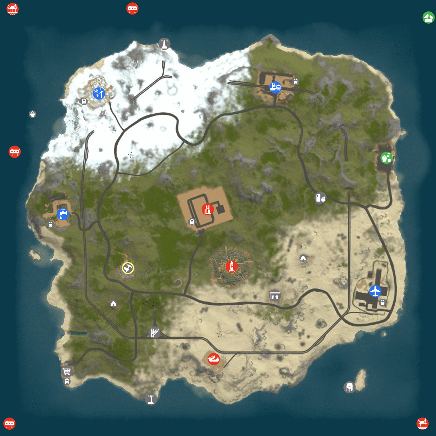 Raven Island Map