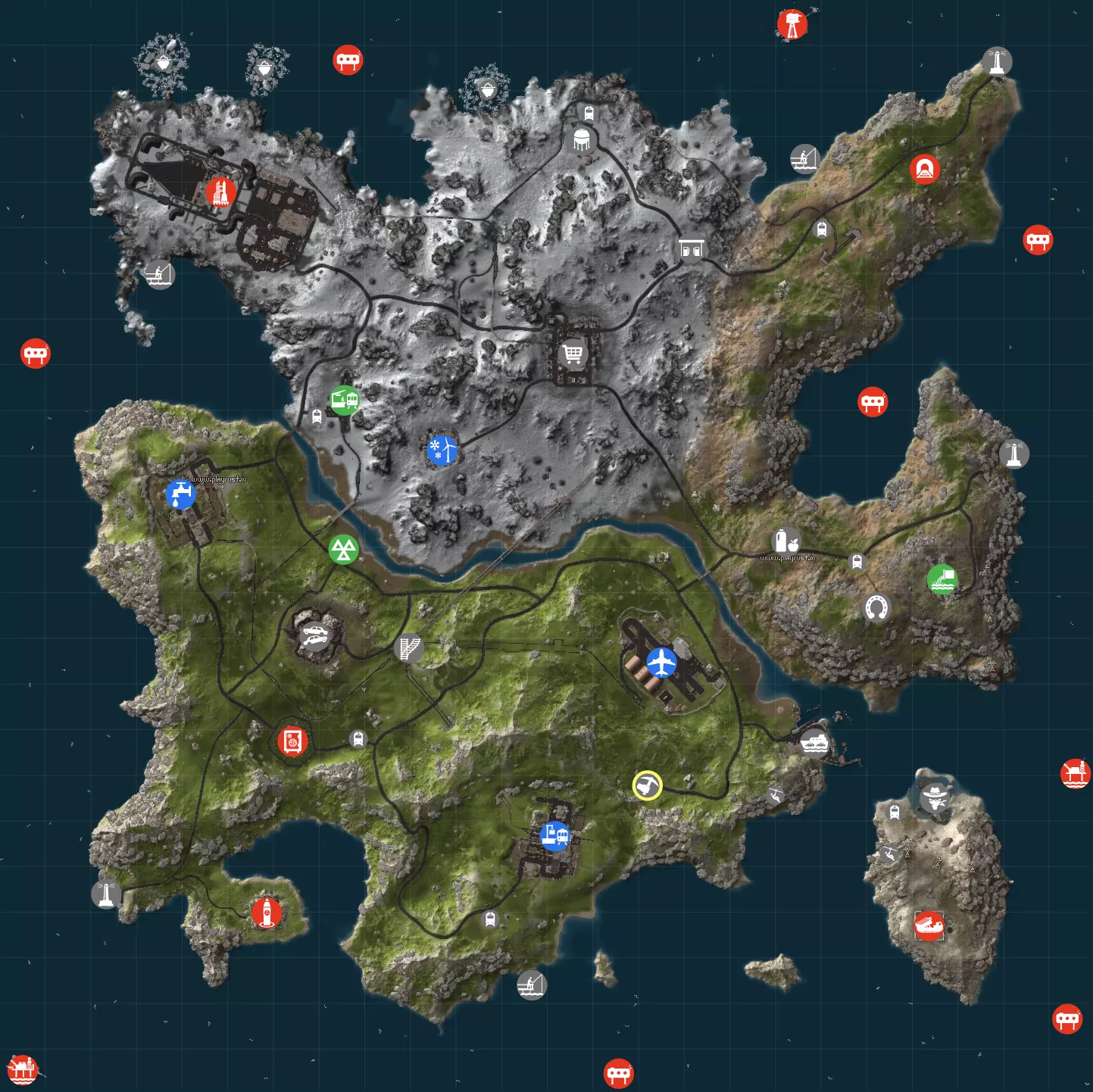 Red Sands Map