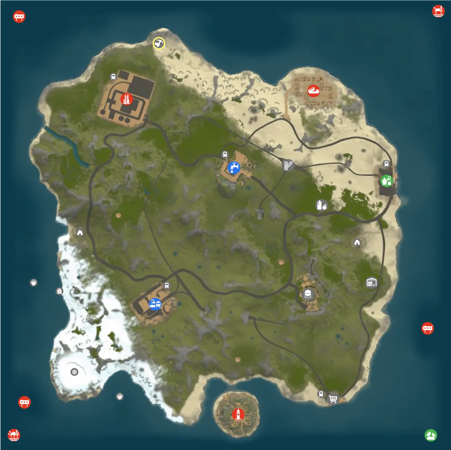 Seagull Island Map