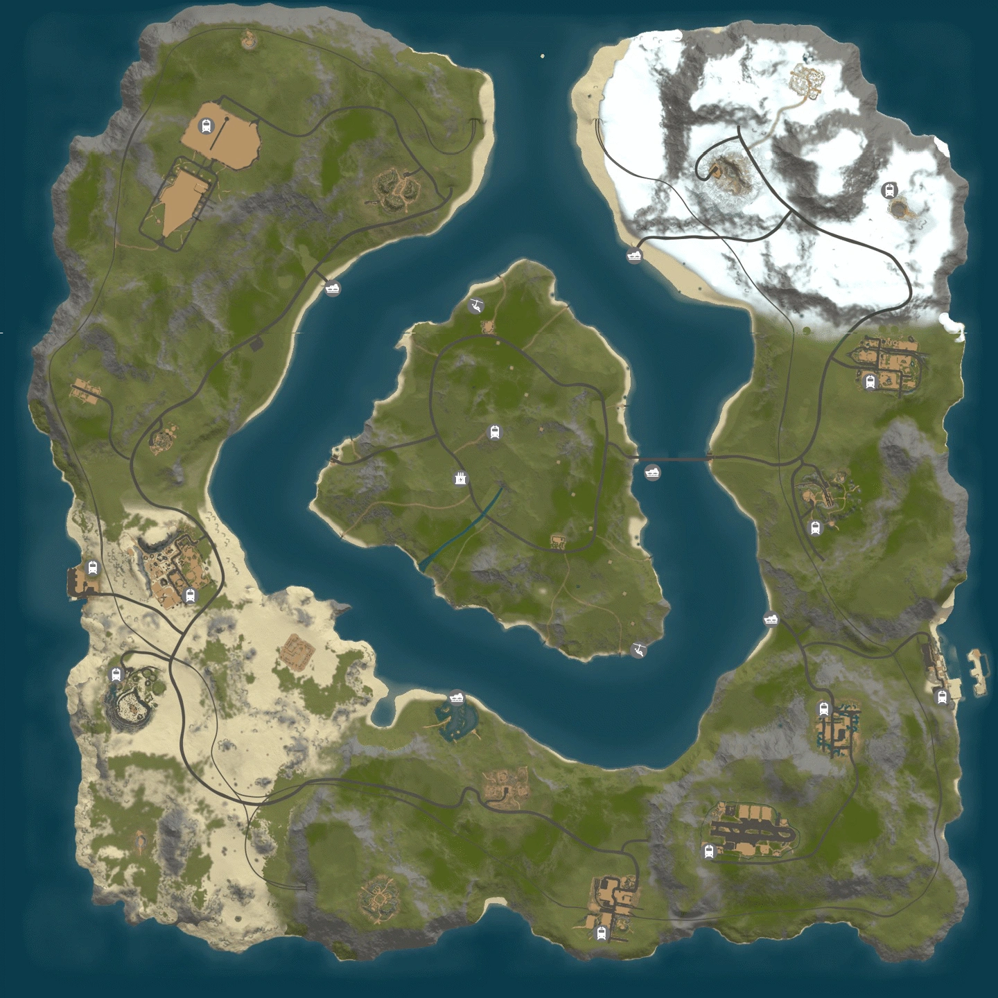 Exclusion Island Map